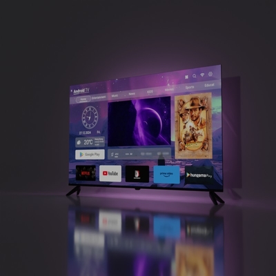खरीदें डिजिटल टीवी स्टैंडर्ड DVB-T2 स्मार्ट एलईडी टीवी जिसमें HD/ LAN/ VGA/ USB/ AV/ RF/ डिजिटल ऑडियो इंटरफ़ेस और बैकलाइट लाइफ ≥20000 घंटे online manufacture