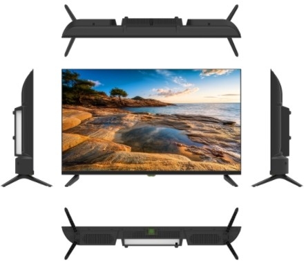होटल 32 इंच फ्रेमलेस टीवी अल्ट्राथिन मोटाई गूगल टेलीविजन HIFI स्पीकर